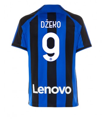 Inter Milan Edin Dzeko #9 Hjemmedrakt 2022-23 Kortermet